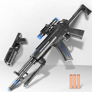 تفنگ اسباب بازی الکتریکی با گلوله های نرم و مادون قرمز ELECTRIC SUBMACHINE GUN_اسباب بازی